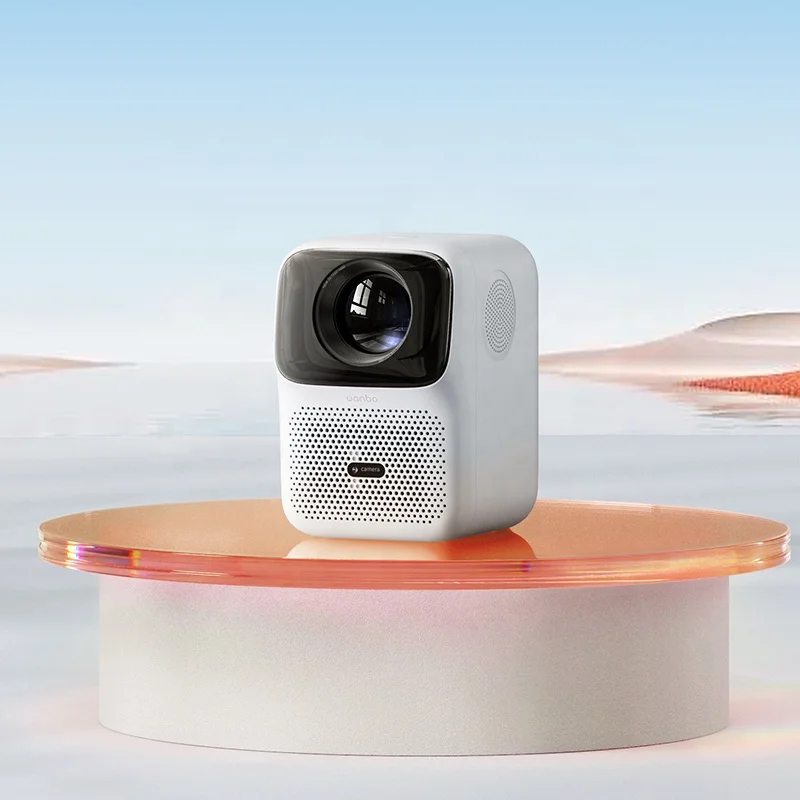 Newest Global Version Wanbo T4 Mini Projector 16G Large Storage 450 Ansi Al Auto Focus 1080P Wanbo T3 Projector