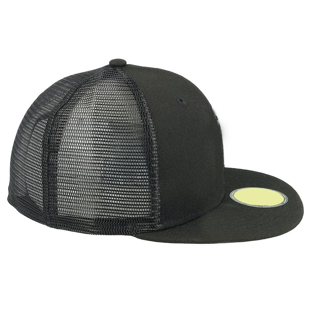 3D вышитая шляпа 6 панелей с пользовательским логотипом вышивка сетчатая бейсболка кепка для мужчин