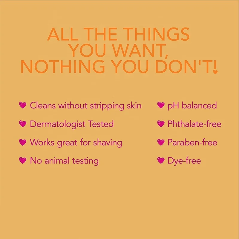 Sweet Almond with Olive and Argan Oils Shower Gel Cleanses the Skin and Removes Dirt and Impurities PH Balanced Body Wash