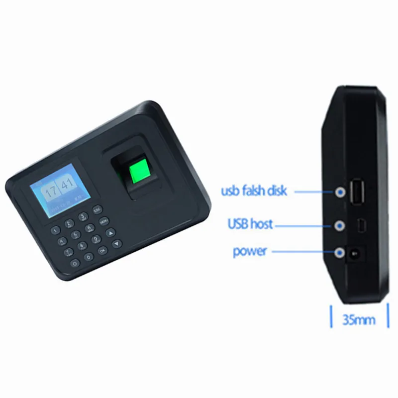 Cheap Employee biometric fingerprint time attendance scanner USB download data for easy use