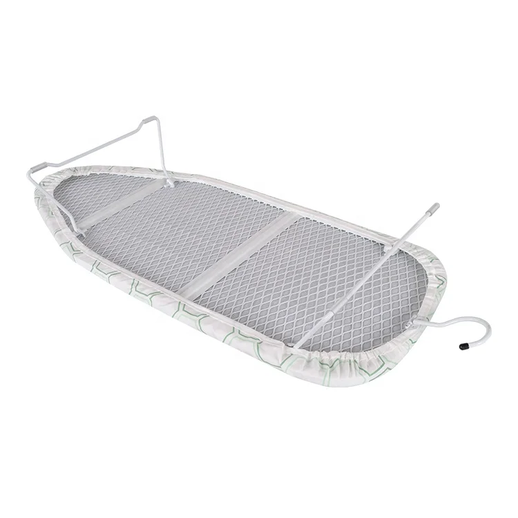 Plastic Table Top Foldable Ironing Board Space Saving Folding Mini Ironing Board With Hanger