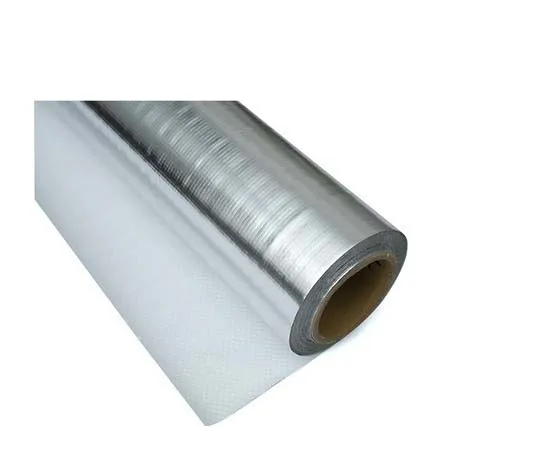Industrial use aluminium foil rolls paper metalized aluminum woven cloth material insulation FOR SAUDI ARABIA