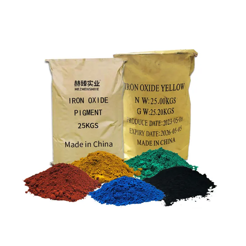 Chinese multi-color iron oxide pigment paint rubber plastic building material