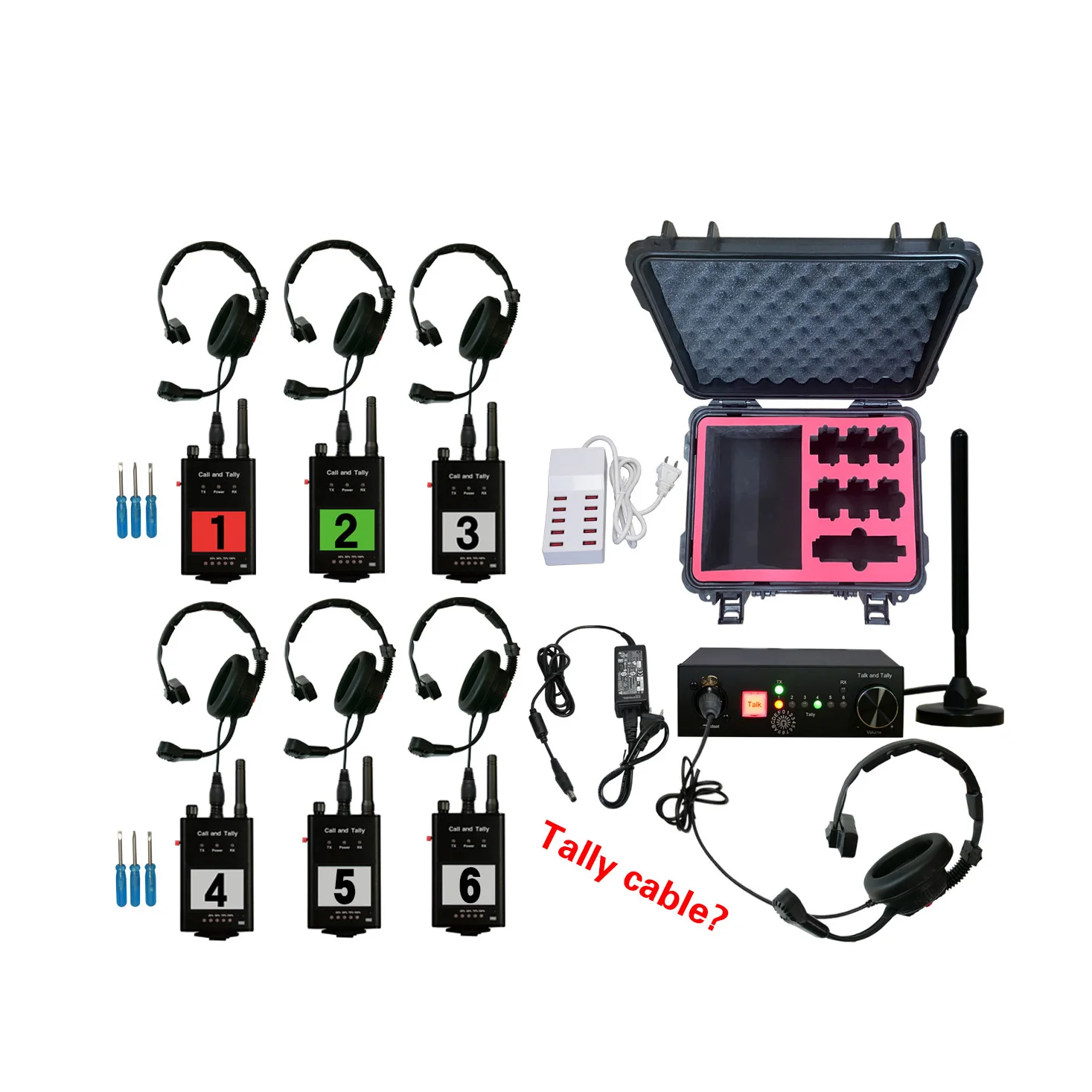 Новый продукт высокого качества профессиональная Точная дуплекс 6 каналов Production Studio 4K домофон беспроводной бирки для камеры компании