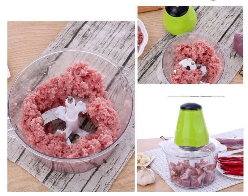 Multifunction Food Processor Kitchen Electric Mini Meat Grinder & Slicers