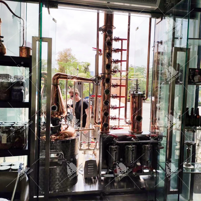 distillery machine copper-200l alcohol copper vodka alcohol 96% distiler