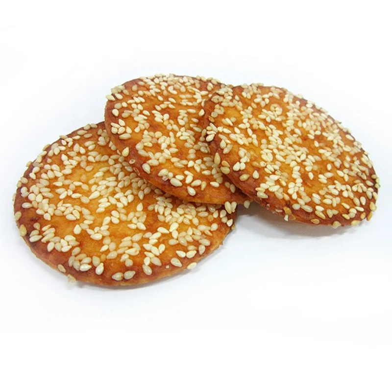Hot sale new product sesame salt spiced crispy sesame biscuit