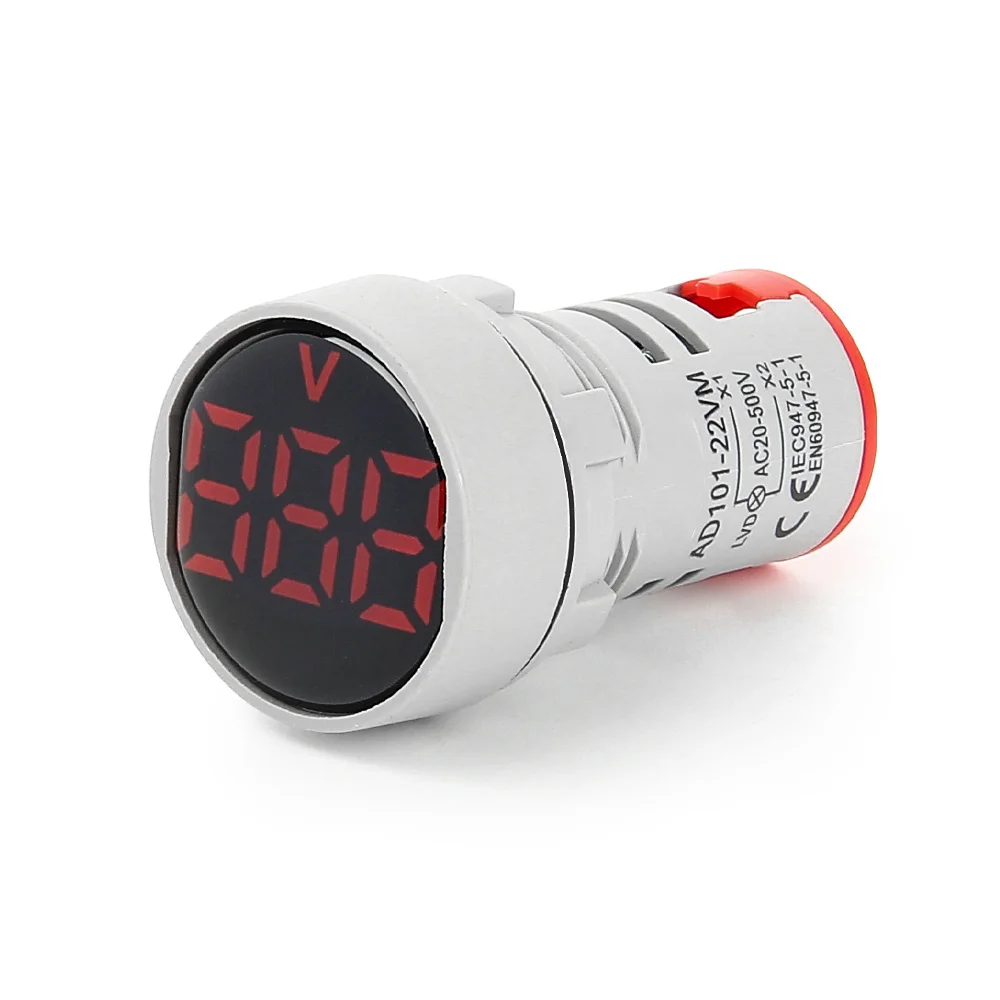 Mini Digital Voltage Meter DC and Digital Panel Voltmeter Led Display OEM Power Electronic Dimensions Plastic Color Class Output