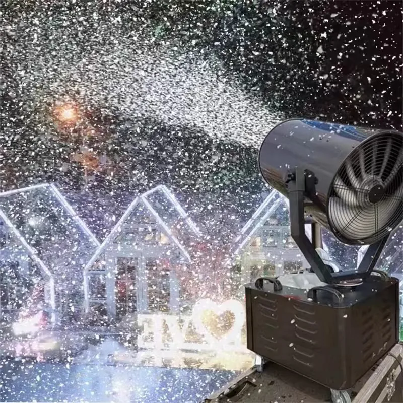 Cheap snow machine Stage Special Effects 3KW Moving Head Snow Rotating Artificial Snow Making Equipment for party