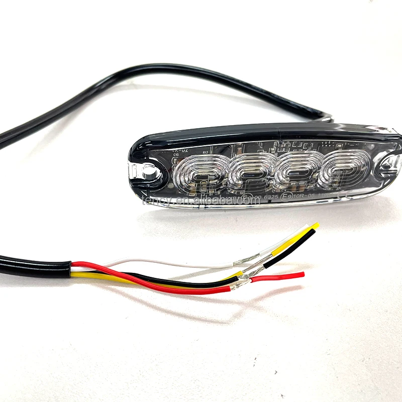 
2021slim size Strobe lights Synchronous mode Amber blue warning car light 