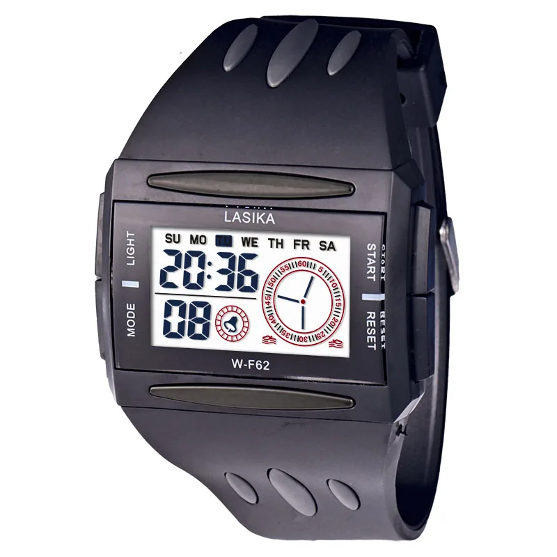 LASIKA  Hot Sell Waterproof Digital Watch Children Fashionable electronic watch unisex multifunctional waterproof luminous watch