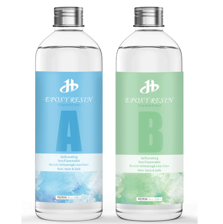 High Quality Manufacturer Price Crystal Clear Casting Resin Epoxy Resin Table for Coaster Silicone Molds Jewelry Making Craft