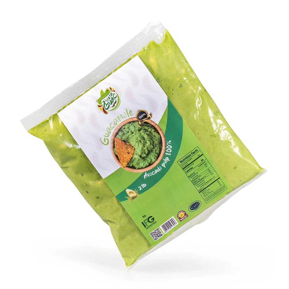 Mexico Agriculture Distributors Private Label Food Flavor Fresh Fruits Vegetables Avocado Sauce Green Frozen Guacamole