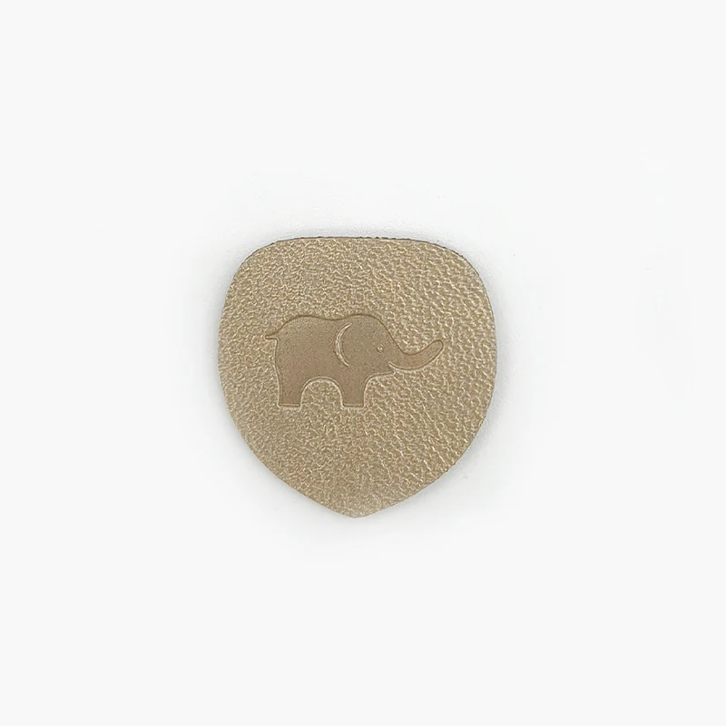 Custom Logo Jeans Self Adhesive Leather Label Garment Embossed Logo PU Leather Patch