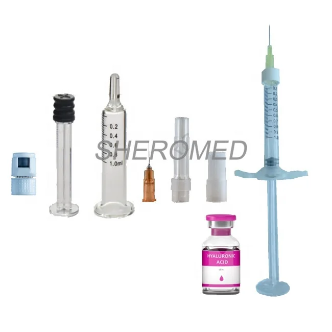 1ML Glass medical Disposable Syringe
