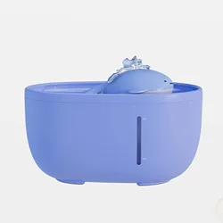 Cat Water Fountain for Drinking 2L Automatic Pet Fountain Dispenser with Replacement Filters Adjustable Pump for Cats Puppy