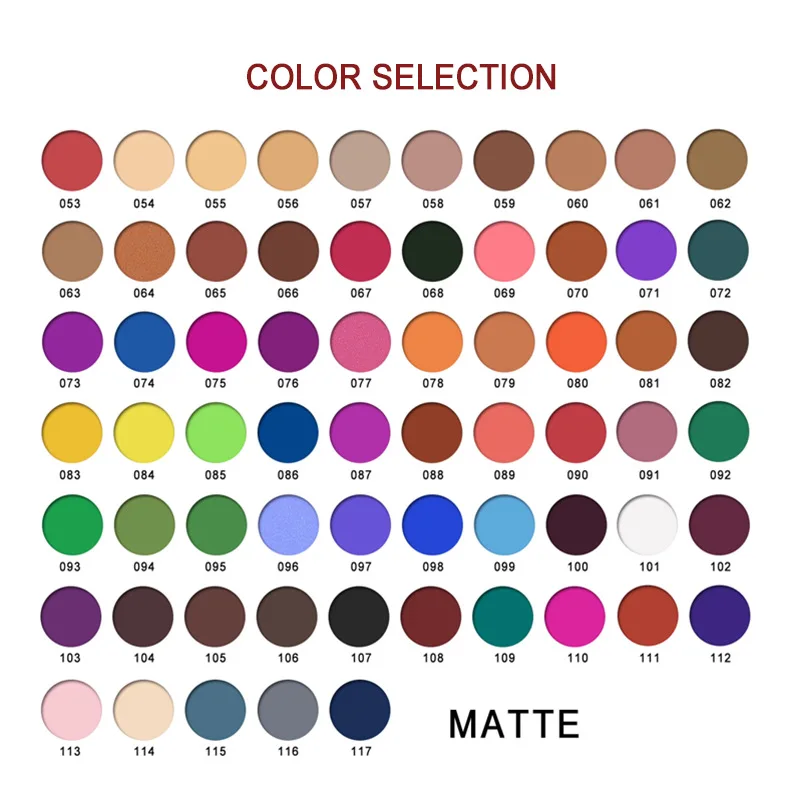 12 Color Eye Makeup Private Label High Pigment Eyeshadow Palette