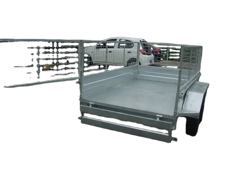 Manufacturer and Factory Supply cage trailer / Tandem box trailer CT0080E