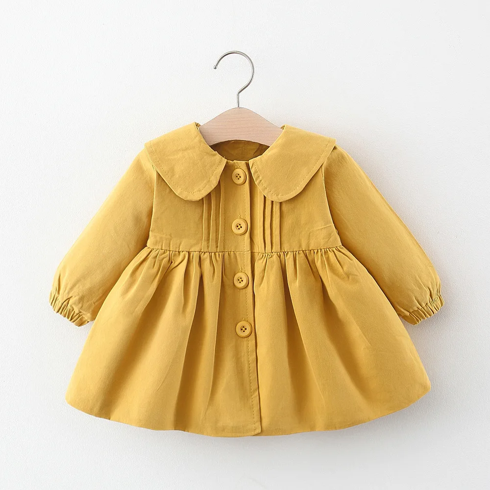 Baby Girls Coat Spring Autumn Kids Windbreaker Jacket For Girls Children Clothing Long Sleeve Kids Girl Outerwear