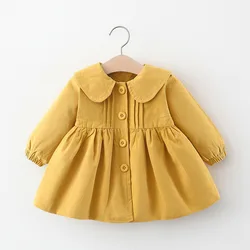 Baby Girls Coat Spring Autumn Kids Windbreaker Jacket For Girls Children Clothing Long Sleeve Kids Girl Outerwear