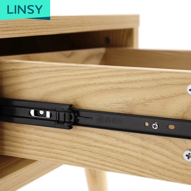 Европейские боковые столики Linsy для спальни ножки из массива дерева прикроватный столик ночная тумбочка современная мебель деревянная EN1B