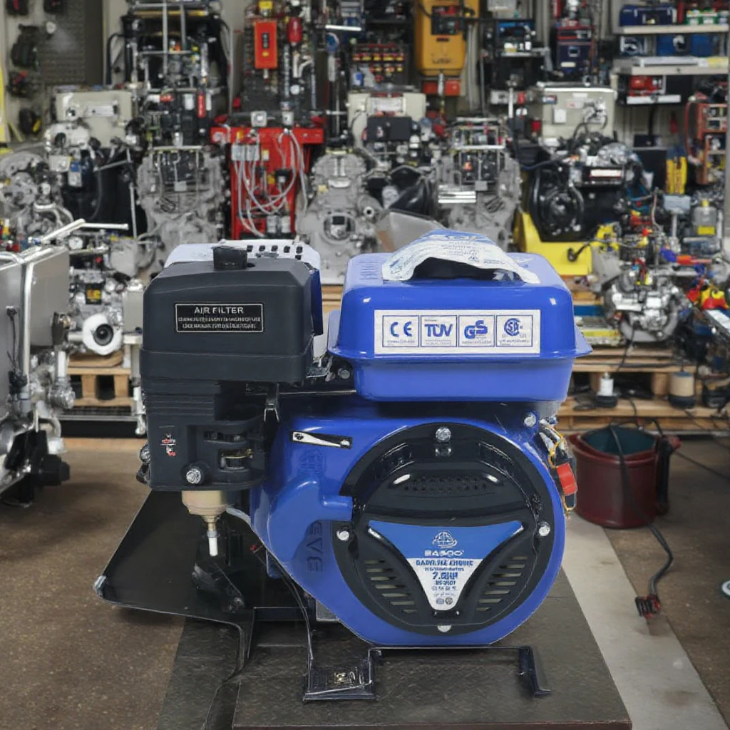 4-Stroke 7.5 HP Outboard Motor Single-cylinder Heavy Duty Fishing Boat Engine Air-cooled