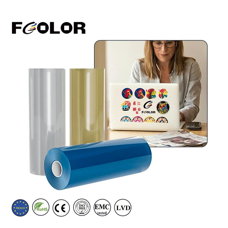 30cm *100m Roll UV Dtf Ab Film Printing for I3200 UV DTF Printer Laminate A Film With B Film Transfer