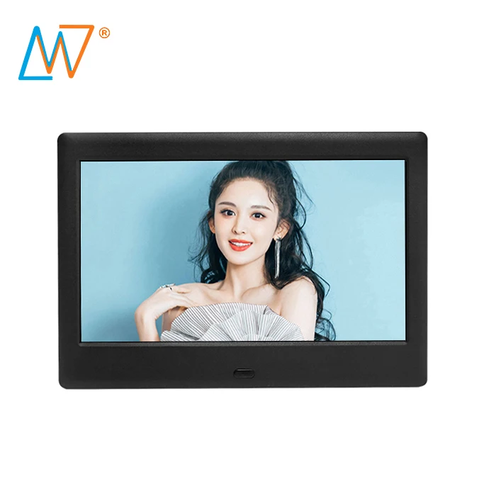 Небольшой размер датчик движения объявления цифровая фоторамка 7 дюймов с видео вход