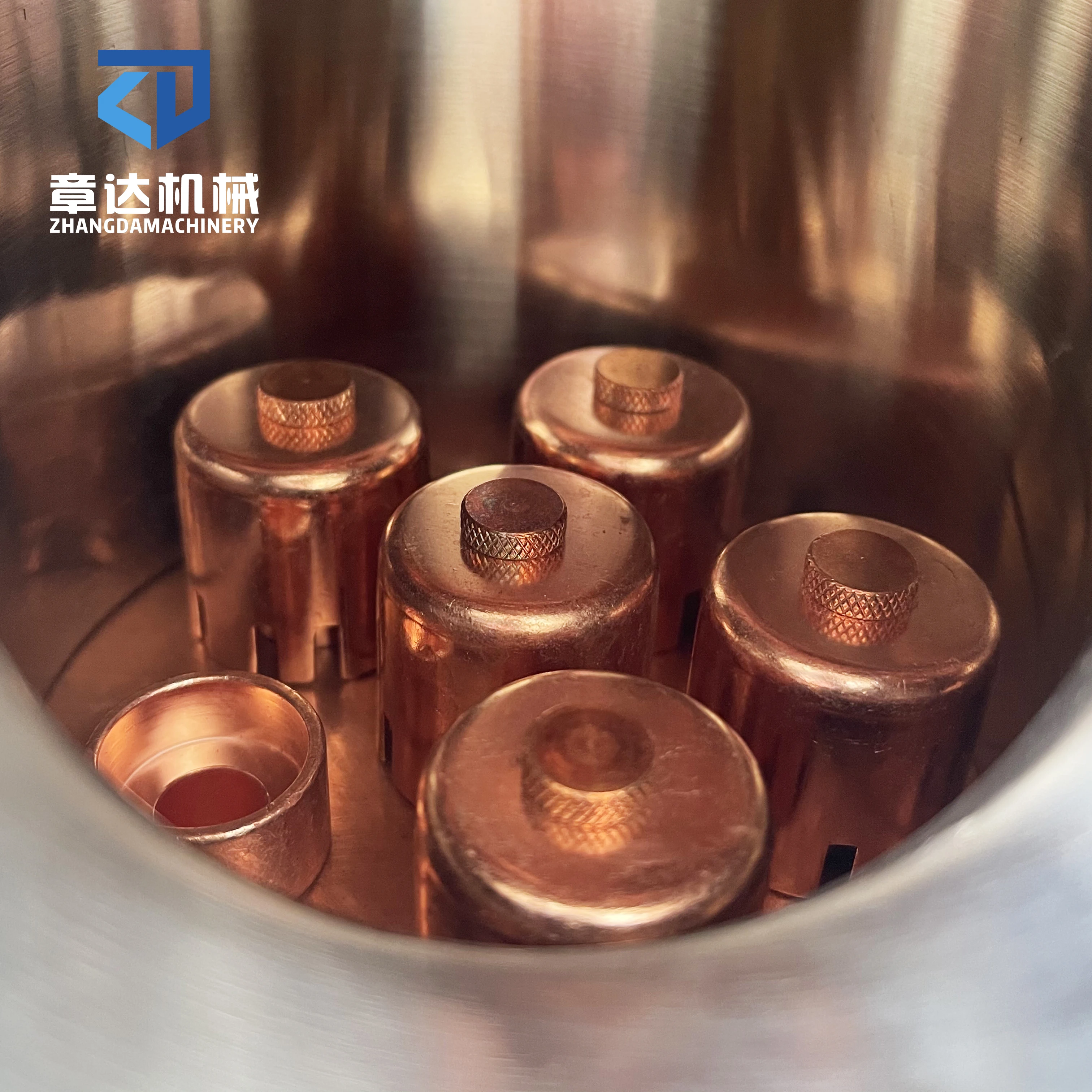 factory made T2 copper cap  for alcohol distiller  procap bubble plate
