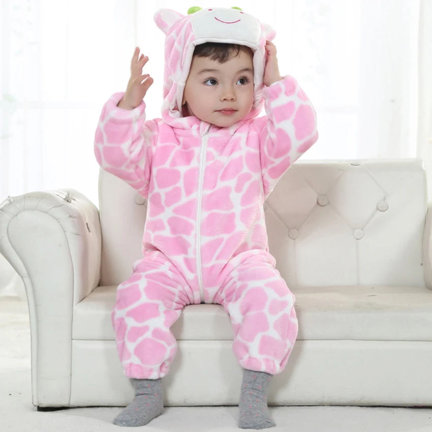 Halloween costume Panda Baby Animal Onesie Kid Pink Cow Romper Toddler Halloween costume