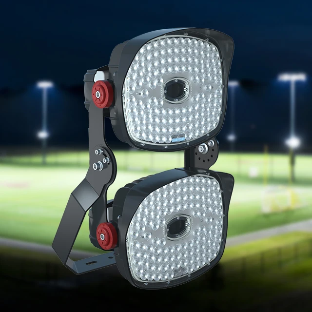 Hot sales Unique Design Aluminum Alloy Material Optical Lens 1200W cricket ground  led stadium light