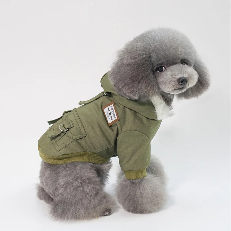 Wholesale Dog Vest Coat Winter Cold Weather Jacket Sweater For Winter warm Dog clothes