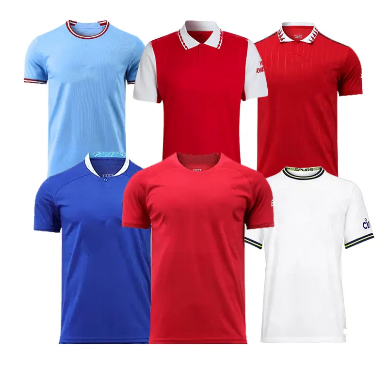 23 24   New model Man grade thai quality soccer jersey  in stock  League football shirts  + Kids kit