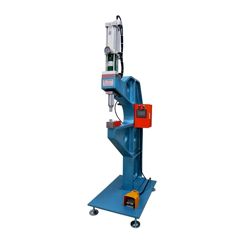 Factory direct selling industrial small pneumatic rivetless riveting machine for metal