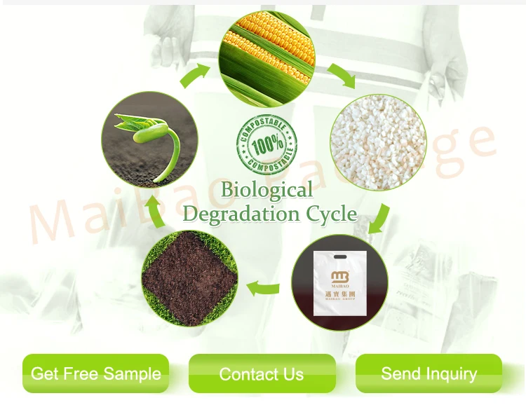 Custom plant based biodegradable compostable mailer poly mailing bag shipping clothing package plastic envelope post courier