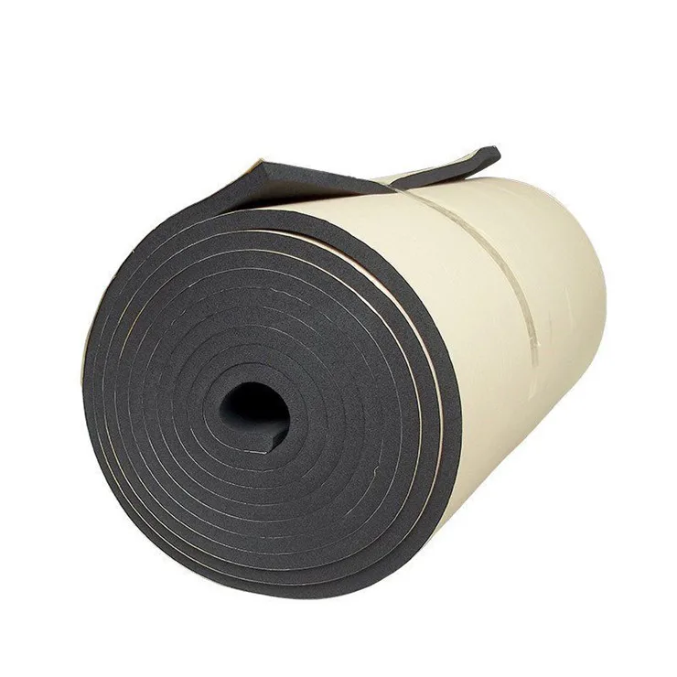 Self adhesive rubber plastic sound insulation cotton rubber plastic insulation board