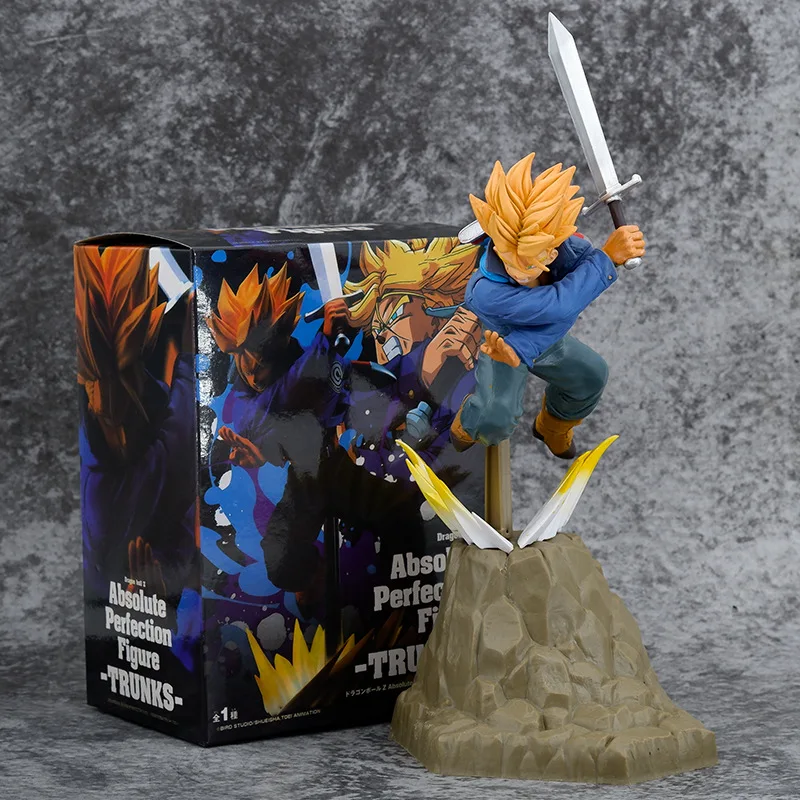 Anime Dragon Balls Goku Vegeta Trunks PVC doll Resin Statues Kids toys hobbies Crafts Home Decor Action figures