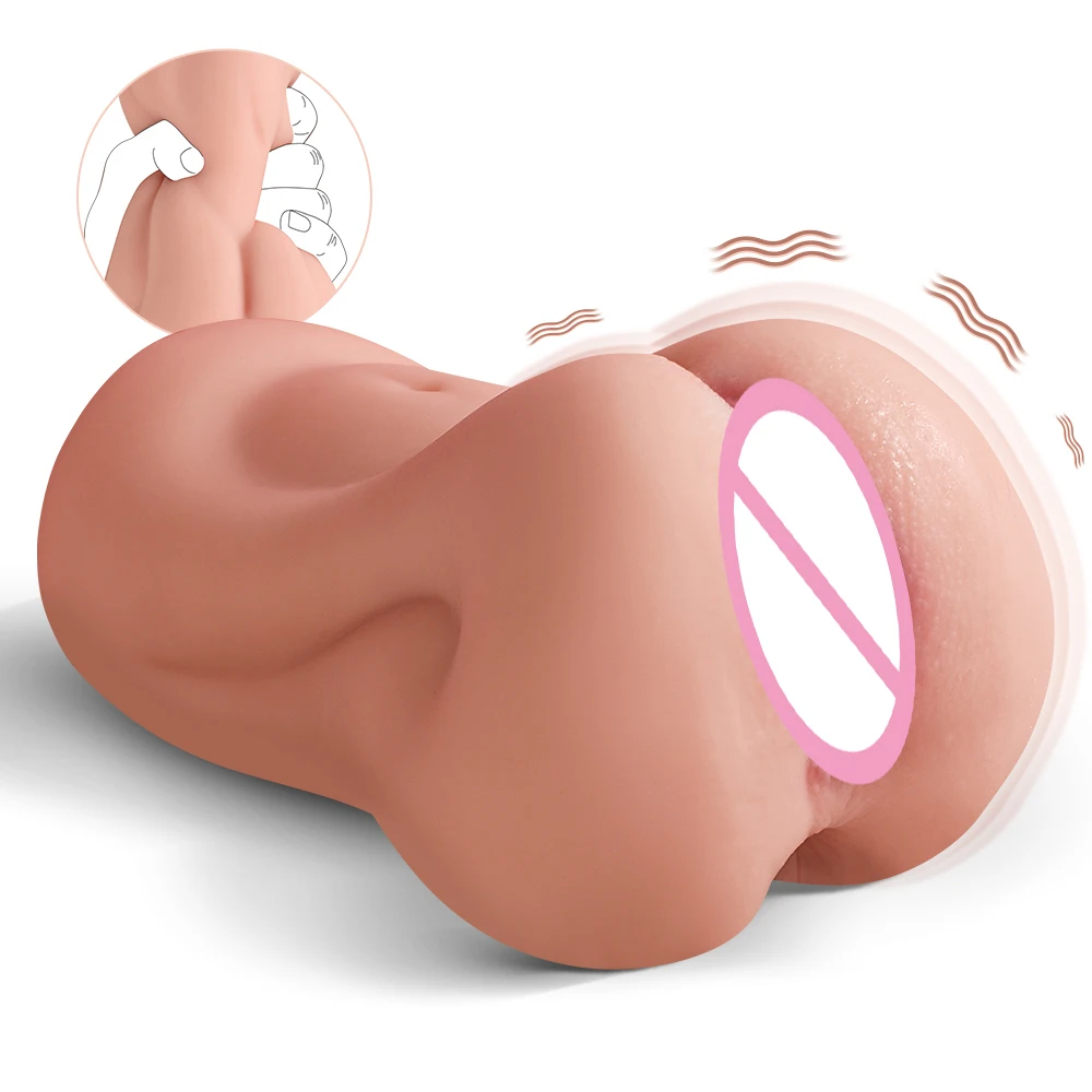 XISE Vibration Male Vaginal real Pussy Tpe Pocket Pussy Male Masturbator Artificial Vagina Sex Toys for men vibrator Silicone