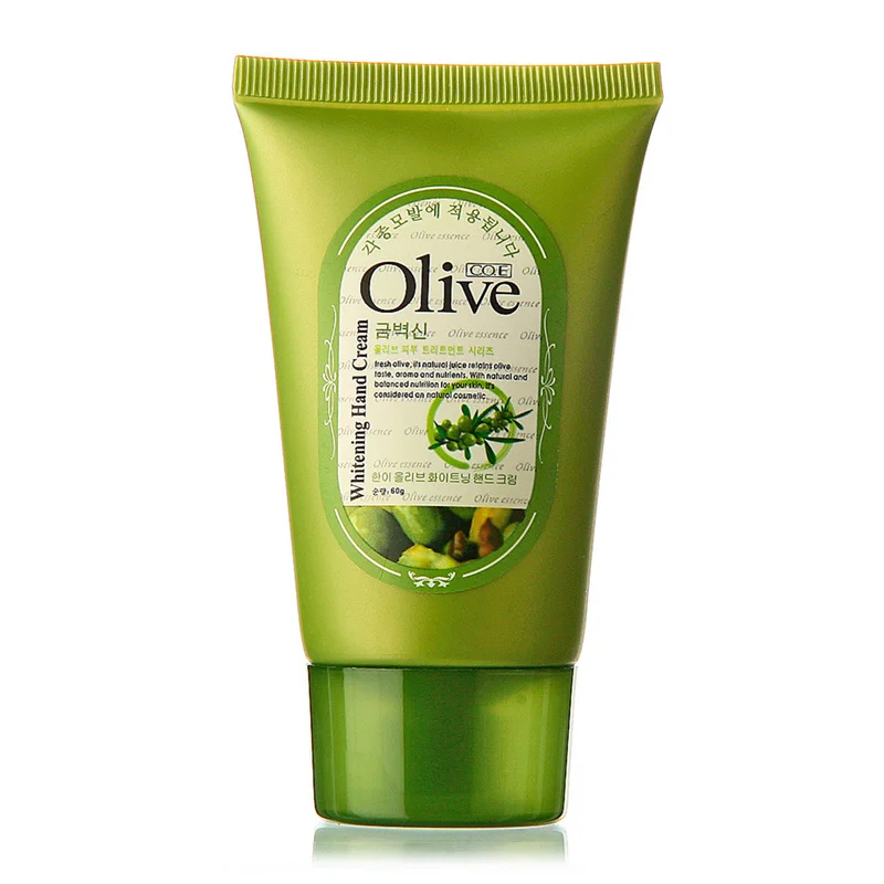 wholesale Softening & Whitening Olive Hand Cream,deeply moisturizing Hand lotion/ hand cream 60g