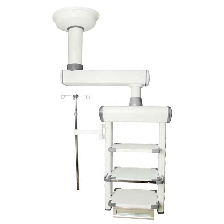 Console height 1000mm medical gas pendant MJ-002 single arm mechanical endoscopy pendant