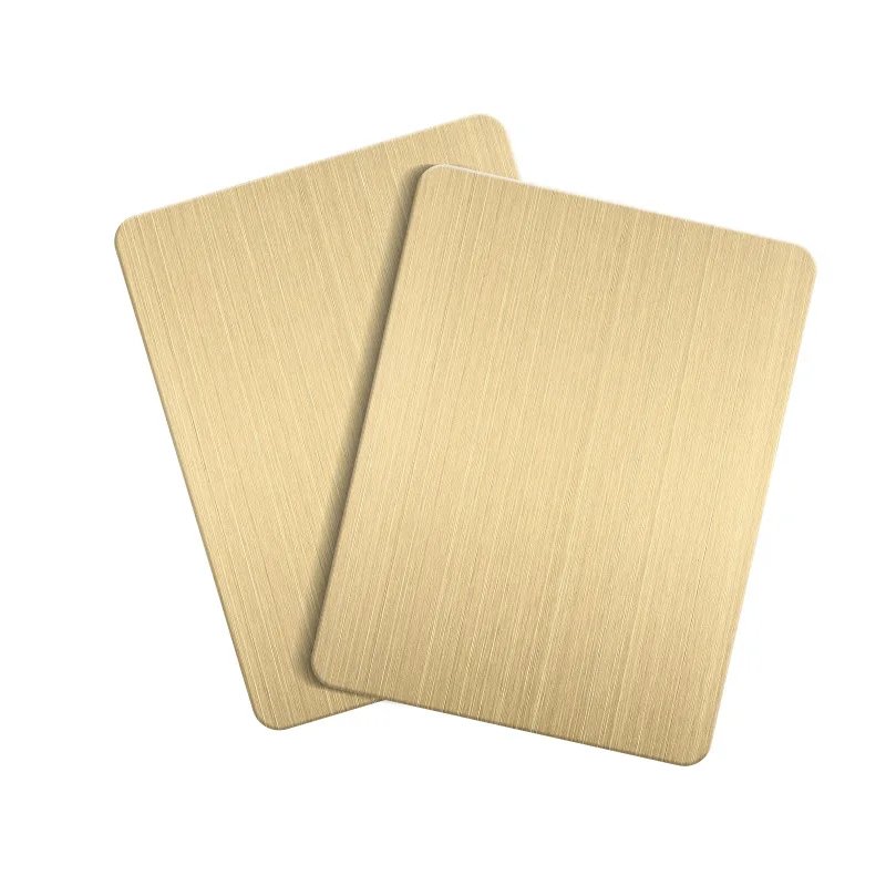 2022  acero inoxidable 4 x 8 ft hairline brushed gold 304 decorativestainless steel coil and sheet