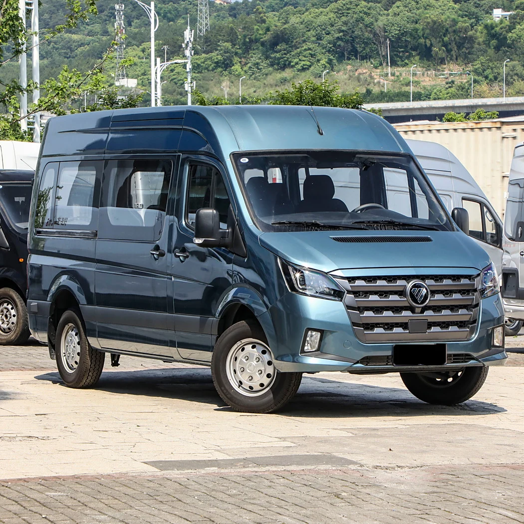 2024 LHD FOTON Toano EV Vans 14 Seats Passenger Transportation Large Space Logistics Vehicle For Sale