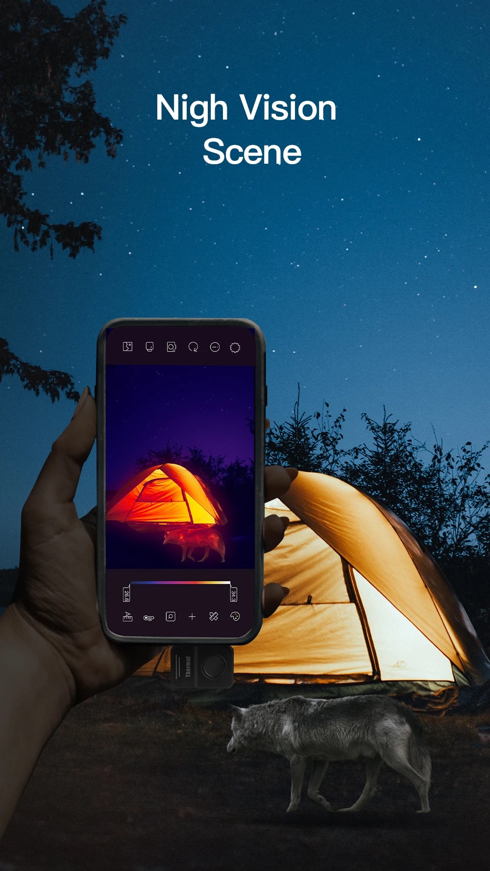 160x120 IR Resolution Infrared thermal imaging camera for Android USB Smartphone  with 25Hz,Henxtech Thermal imaging camera