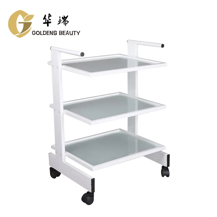 Furniture Hairdresser Equipment Trolley Mobile Professional Beauty Hairdressing Salon Trolley