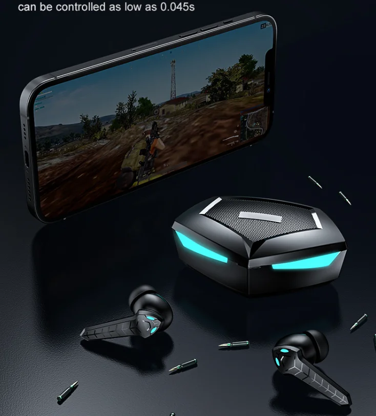 Wholesale Price P36 TWS Bt 5.1 LED Light Earphones Charging Box Wireless Gaming Headphone Sports Stereo Headsets