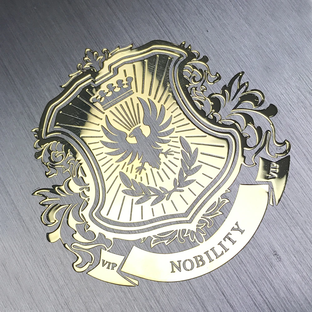 Customized logo easy peel off decoration   die cut  sticker