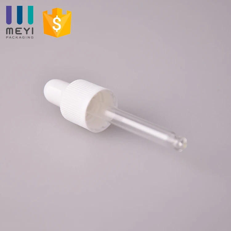 18/415 black glass dropper pipette