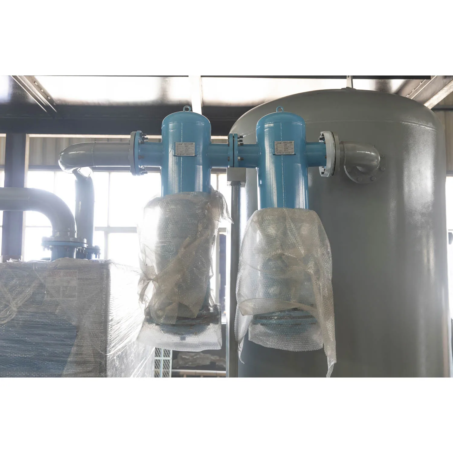 High pressure Nitrogen gas inflation machine with nitrogen booster pump for bottling