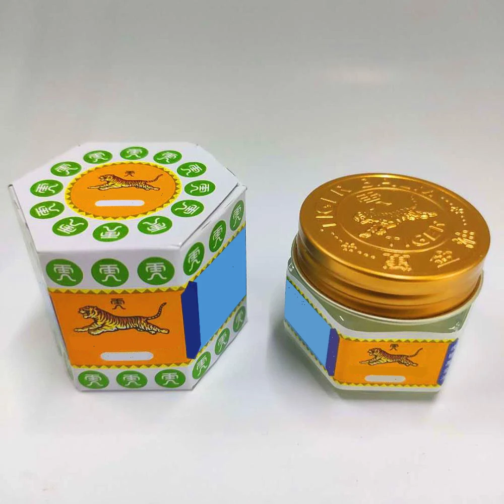 White Balm Cream 19.4g Tiger Chinese Herb Balm Fragrant Orifice Dispel Wind And Relieve Itching Box