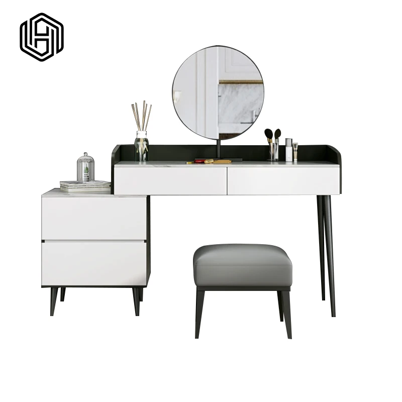 
HUI JU YOU PIN Dressing table storage cabinet one bedroom modern simple makeup table expansion network red makeup table 